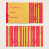 Vintage card template (Front & Back)