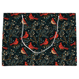 Vintage Cardinal Gift Bag