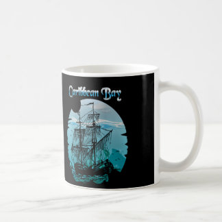 Vintage Caribbean Pirate Ships Coffee Mug