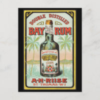 Vintage Caribbean rum ad late 1800s