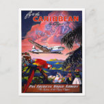 Vintage Caribbean Travel Postcard at Zazzle