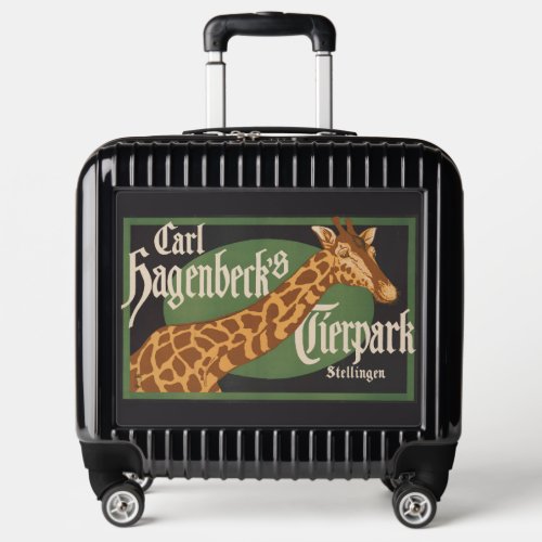 Vintage Carl Hagenbecks Tierpark Circus Poster Luggage