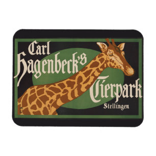 Vintage Carl Hagenbeck's Tierpark Circus Poster Magnet