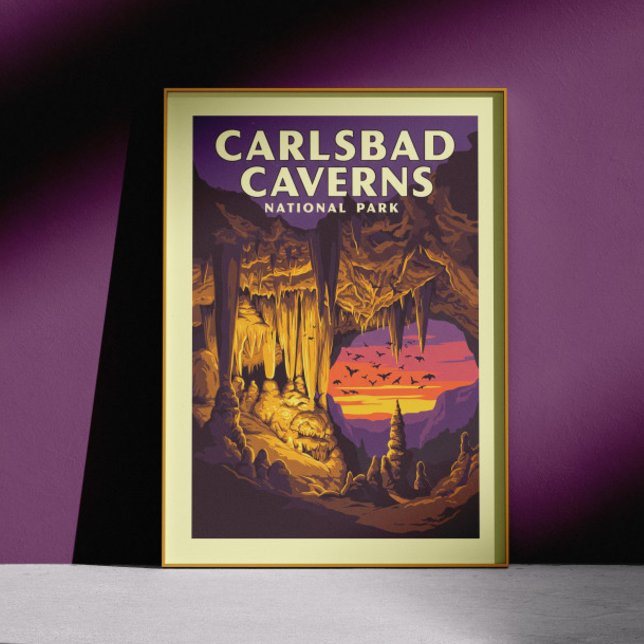 Vintage Carlsbad Caverns National Park Poster (Creator Uploaded)
