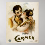 Vintage Carmen  The Kiss   Poster