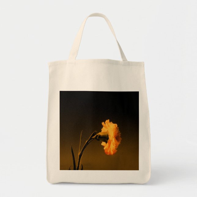 vintage Carnation Painting Tote Bag (Front)