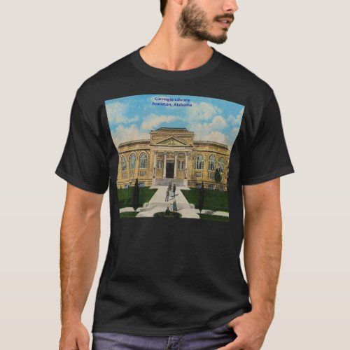 Vintage Carnegie Library Anniston Alabama  T_Shirt