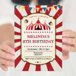 Vintage carnival Birthday party invitations<br><div class="desc">Cute and sweet!
Vintage carnival Birthday party invitations
Can be changed to any occasion</div>