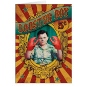 Vintage Carnival Freak Show Lobster Boy (Front)