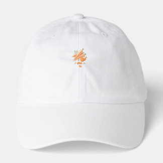 vintage carrot illustration hat