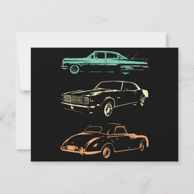 Vintage Cars - 80s & 90s Graphic Retro (Front)
