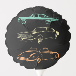 Vintage Cars - 80s & 90s Graphic Retro Balloon