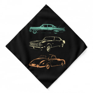 Vintage Cars - 80s & 90s Graphic Retro Bandana
