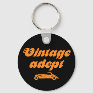 Vintage cars adept keychain