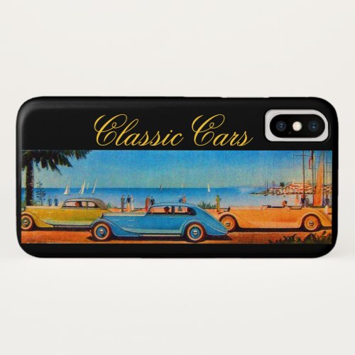 VINTAGE CARS iPhone XS CASE