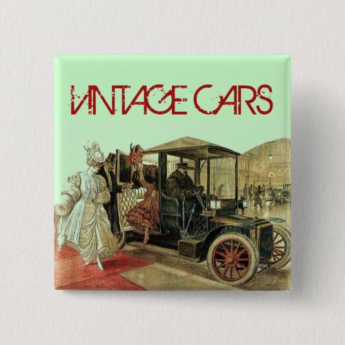 VINTAGE CARS CLASSIC AUTO RESTORATION AUTOMOTIVE BUTTON