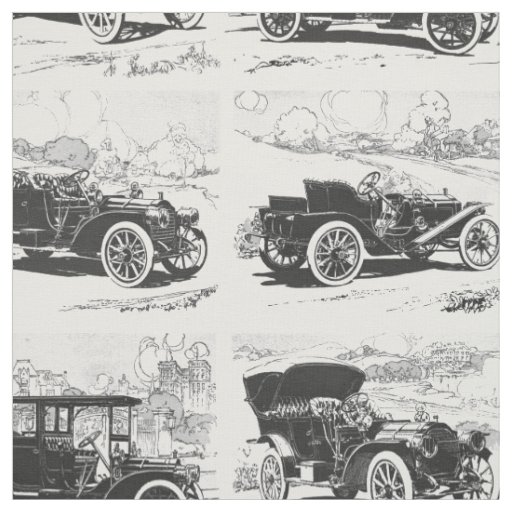 Vintage cars custom fabric