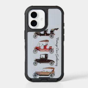 Vintage Cars Gathering ,red grey black iPhone 17 Case