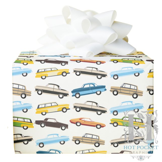 Vintage Cars Gift Wrapping Paper (Creator Uploaded)