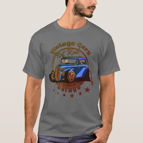 Vintage cars Hot Rod T_Shirt