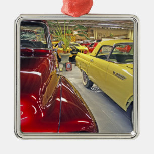 Vintage cars in Tallahassee Automobile Museum Metal Ornament
