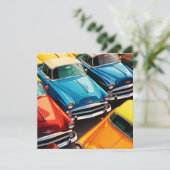Vintage Cars Pattern (Standing Front)