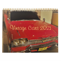 Vintage Cars photo calendar 2021