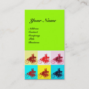 VINTAGE CARS POP ART / AUTO REPAIR AUTOMOTIVE BUSINESS CARD