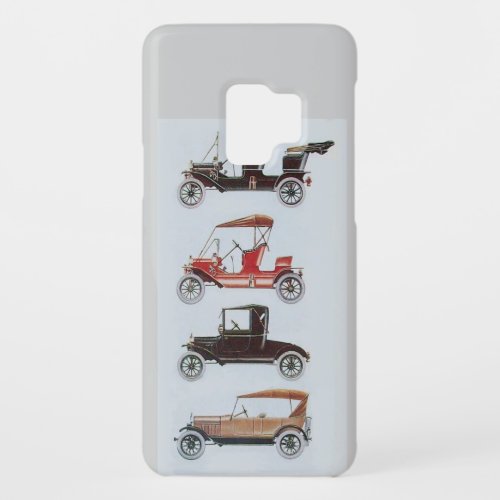 VINTAGE CARS Red Grey Classic Car Case_Mate Samsung Galaxy S9 Case