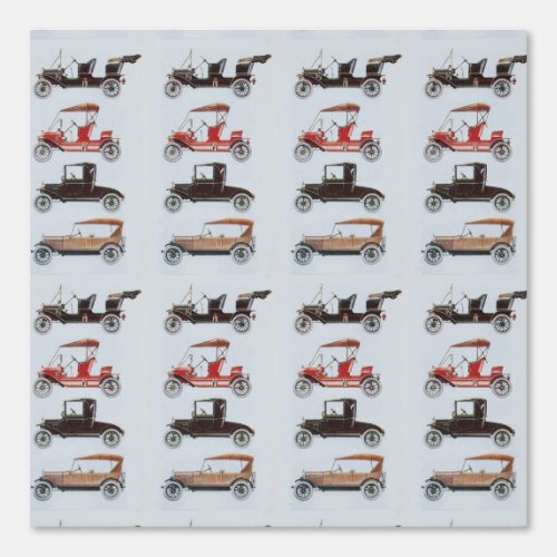 VINTAGE CARS red white grey black Wallpaper