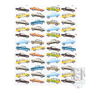 Vintage Cars Scrapbook Paper