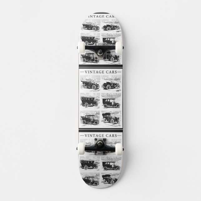 Vintage cars skateboard (Front)