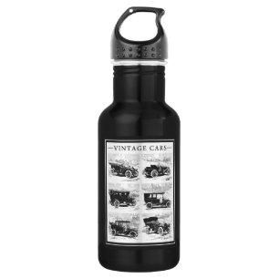 Vintage cars water bottle