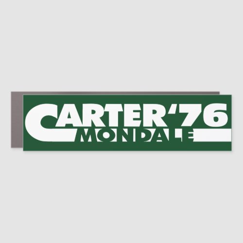 Vintage Carter Mondale 76 Jimmy Carter 1976 Car Magnet