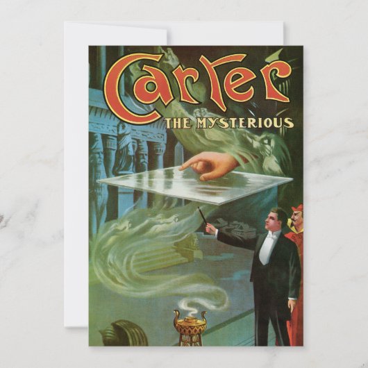 Vintage Carter the Mysterious Magic Poster (Front)