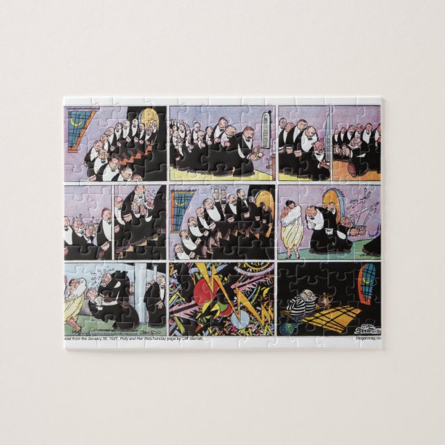 Vintage Cartoon Art Puzzle (Horizontal)