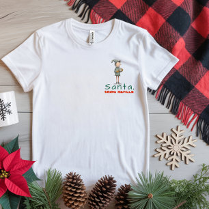 Vintage cartoon elf ironic wishes T-Shirt