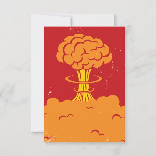Vintage Cartoon Mushroom Cloud (Front)