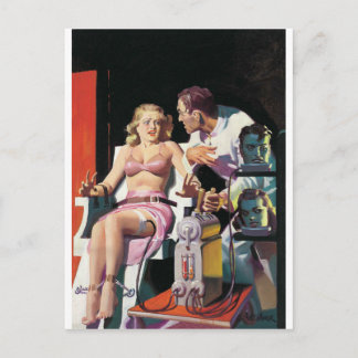 vintage cartoon weird postcard