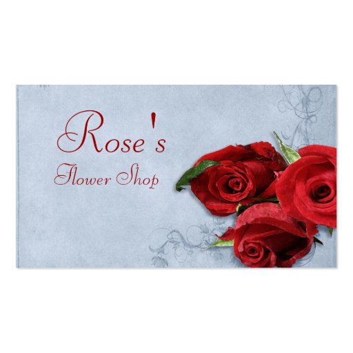 New 44 Business Card Flower Shop