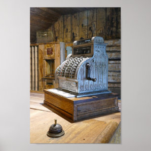 Vintage Cash Register, Frisco, Colorado Poster
