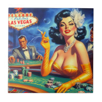 Vintage Casino Woman