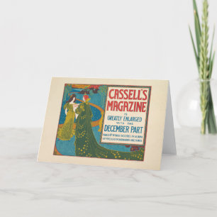 Vintage Cassell's Magazine December 1896 Card