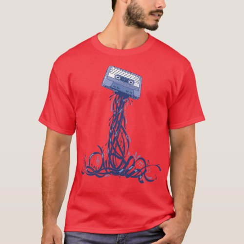 Vintage Cassete Music Explosion by Tobe Fonseca T_Shirt