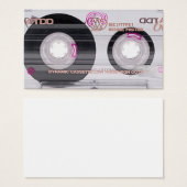 Vintage cassette tape (Front & Back)