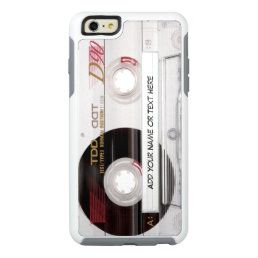 Vintage Cassette Tape Funny Look with Custom Text OtterBox iPhone 6/6s Plus Case