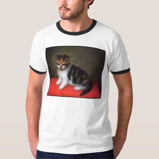 Vintage Cat Art: Kitten Painting by George Stubbs T-Shirt