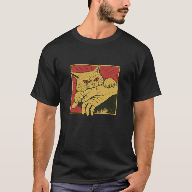 Vintage Cat Bite T-Shirt (Front)