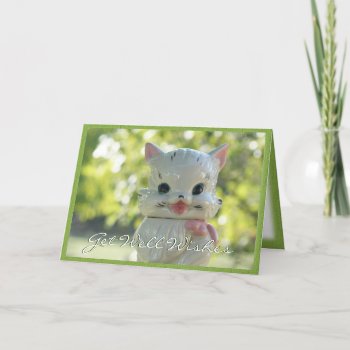 Vintage Cat Cookie Jar 2976-customize Card by MakaraPhotos at Zazzle