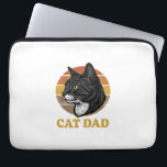 Vintage Cat Dad Retro Cat Lover Shirt Design_1 Laptop Sleeve<br><div class="desc">Vintage Cat Dad Retro Cat Lover Shirt Design_1</div>